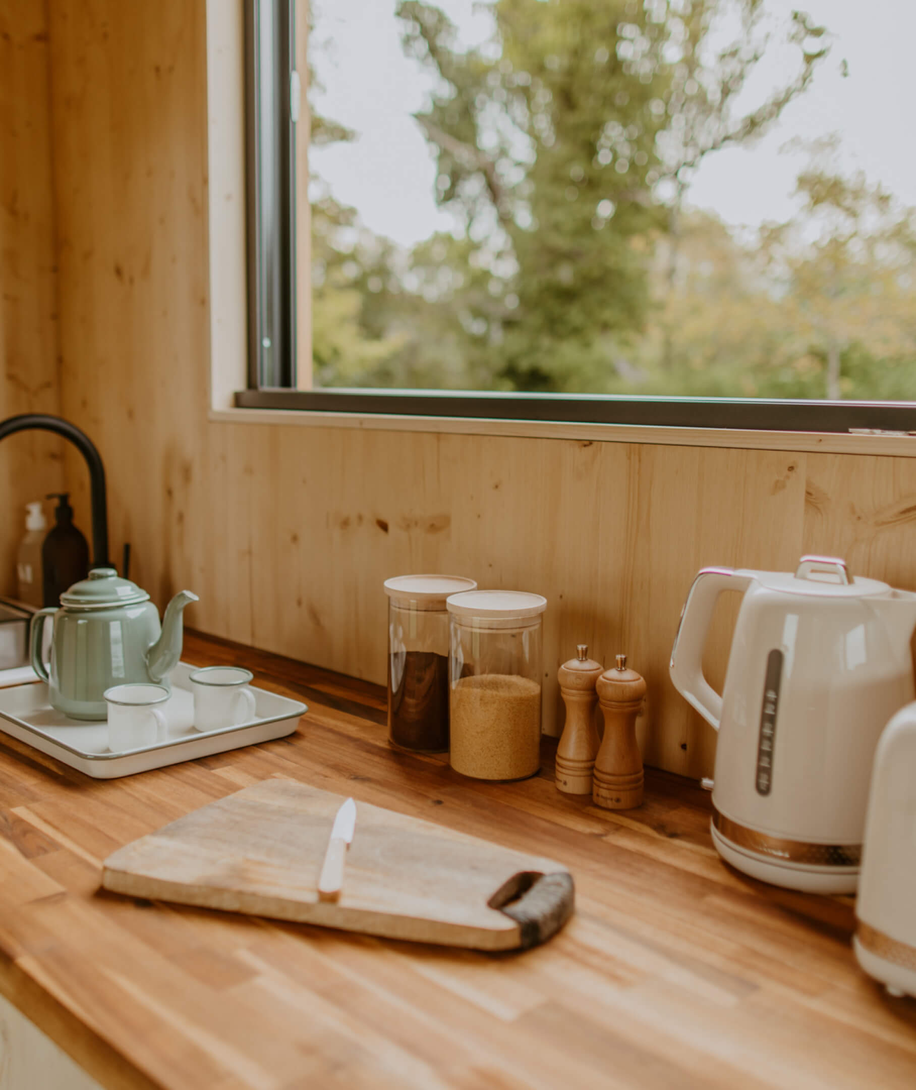 Kitchen in Parce tiny house