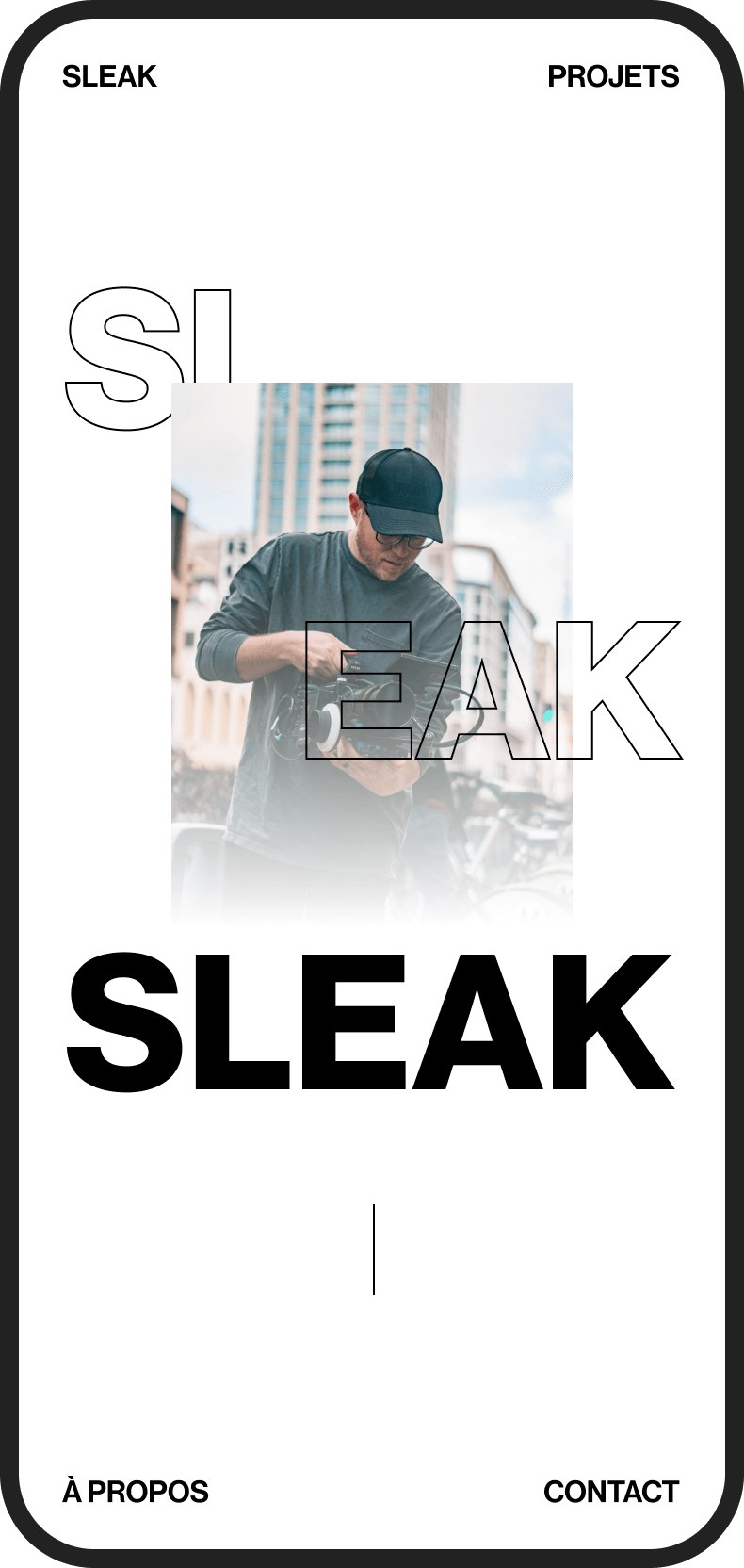 Mobile Sleak about page