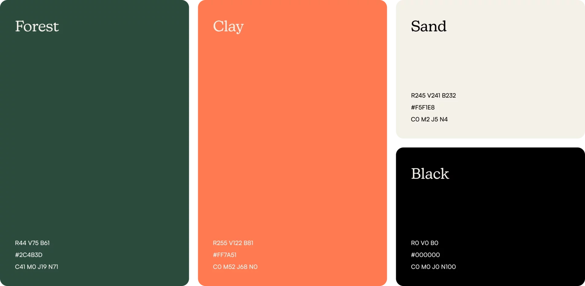 Kairn color palette
